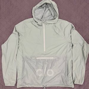 Alo Yoga, Airwave Windbreaker, Dusty Blue (Size M)